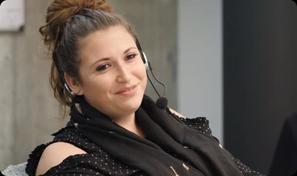 Smiling AnyJunk customer service person